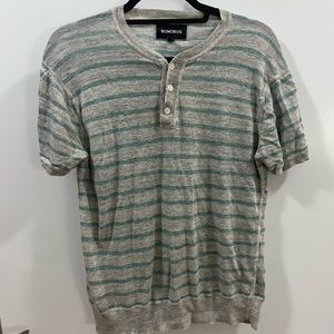 Bonobos short sleeve Henley size S